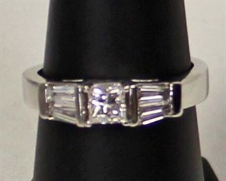  14 Karat White Gold Princess and Baguette 1 CTW Diamond Band Ring

Auction Estimate $1000-$2000 – Located Inside 