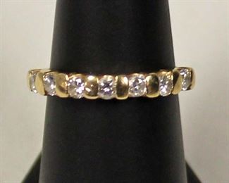  14 Karat Yellow Gold ¾ CTW Round Diamond Band Ring

Auction Estimate $500-$1000 – Located Inside 