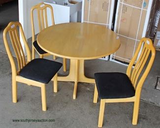  Contemporary 4 Piece Kitchen Table and 3 Chairs

Auction Estimate $100-$300 – Located Dock

  