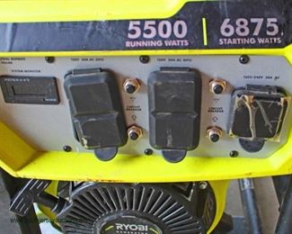  “Ryobi” Easy Start 5500 Running Watts/6875 Starting Watts Generator

Auction Estimate $200-$400 – Located Field 