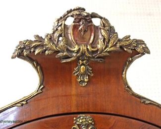  — F A N T A S T I C and G O R G E O U S —

NICE Burl Mahogany French Style Inlaid and Banded Mirrored 1 Door Étagère’ with Curio Sides with Applied Bronze

Auction Estimate $500-$1000 – Located Inside

  