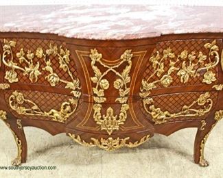 When Beauty comes knocking you have to…. buy it !!

BEAUTIFUL French Style Burl Mahogany Inlaid and Banded Marble Top 2 Drawer Commode with Bronze Cherubs and Heavily Applied Bronze

Auction Estimate $1000-$2000 – Located Inside

  