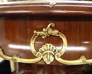  French Style Marble Top Center Table with Applied Bronze

Auction Estimate $100-$300 – Located Inside

  