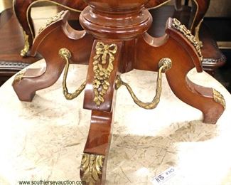  French Style Marble Top Center Table with Applied Bronze

Auction Estimate $100-$300 – Located Inside

  