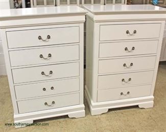  PAIR of NEW 5 Drawer Contemporary High Chest

(last piece of hardware is in drawer but it's missing a nub)

Auction Estimate $100-$300 – Located Inside 