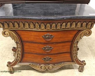  — GREAT LOOKING ROOM ACCENT PIECE —

NEW NICE QUALITY Marble Top Decorator 3 Drawer Server

Auction Estimate $300-$600 – Located Inside 