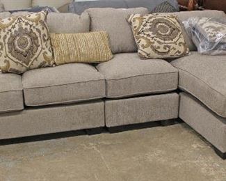  NEW NICE Sofa Sectional Chaise with Accent Pillows

Auction Estimate $400-$800 – Located Inside

  