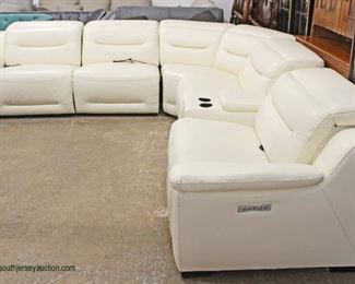  — GREAT QUALITY — LIKE NEW

NICE 6 Section Leather Sectional Sofa with Power Recliners

Auction Estimate $400-$800 – Located Inside 