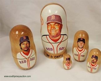  Set of 5 Russian Style Boston Red Sox Stackable Dolls

Auction Estimate $50-$100 – Located Inside 