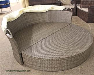  — The Opportunites are Crazy Here —

NEW Wicker 2 Piece Outdoor Day Bed with Retractable Canopy and Cushions

Auction Estimate $400-$800 – Located Inside 