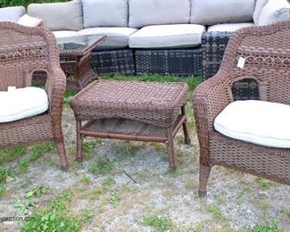  Massive Selection of  Quality & Gently Used —

Outdoor Patio Furniture including Interchangeable Sectionals with and without cushions,

rockers, tables, chairs, chaises, settes, loungers and MORE!!

Auction Estimate $20-$400 – Located Field 