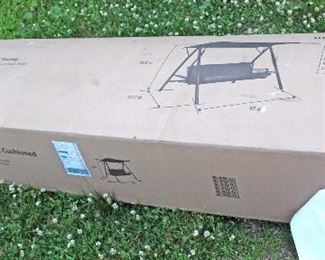  NEW QUALITY Patio Swing in Box – needs assemble

Auction Estimate $100-$400 – Located Field 