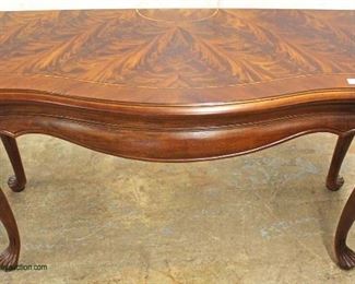  — Very Nice and Clean —

Beautiful Carved All Hairy Paw Foot and Inlaid Sofa Table in the Mahogany

Located Inside — Auction Estimate $____________ 