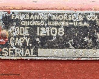  ANTIQUE Galvanized Sprayer in Original Found Condition and ANTIQUE “Fairbanks Precision Indicator Morse” Scale with Original Paint

Auction Estimate $100-$200 – Located Field 