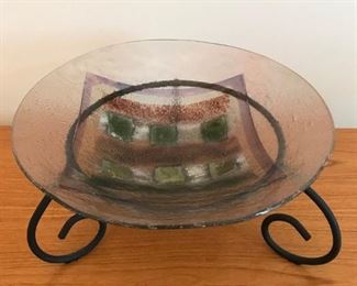 Design center Glass bowl with stand