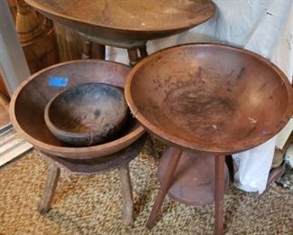 Old dough bowls