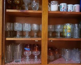 Vintage glassware