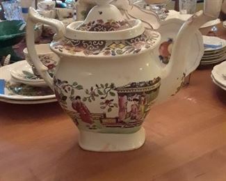 Asian influence teapot, circa 1900