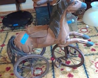 Toy horse tricycle