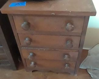 Old doll chest