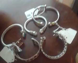 Sterling bracelets