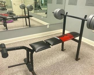 WEIIDER WEIGHT BENCH