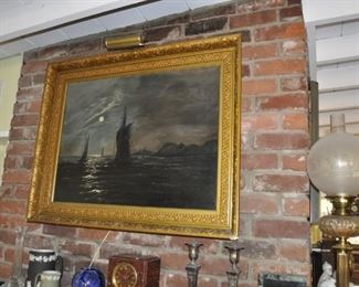 Mid 20th Century oil painting - unsigned