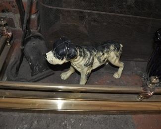 Antique cast  iron dog