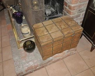 Vintage wood chest