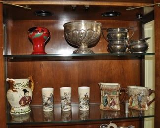 Royal Doulton flambe vase - Sterling silver Trophy