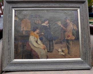 Original oil painting by Luigi Scaffai - FYI:  a Scaffai painting sold at auction for $17,000 