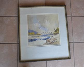 ORIGINAL WATERCOLOR BY TERRENCE HELTHAM