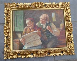 Original oil by Luigi Scaffai