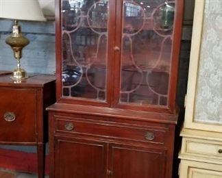 Elk furniture 1920's cherry china cabinet was $595 Now $200 