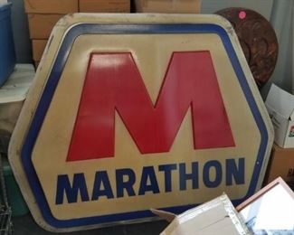 Vintage 5 foot marathon sign Was $695 Now $350