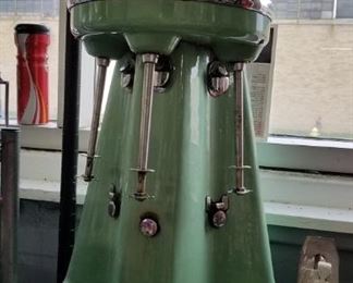 Vintage Jade porcelain 3 head spindle shake mixer (1 side works 2 need new switches Was $395 Now $175