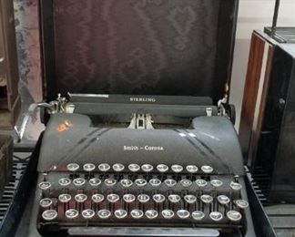Vintage Smith Corona  Sterling type writer with case Was $250 Now $150