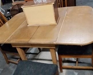 Vintage drop down table (needs work) $95