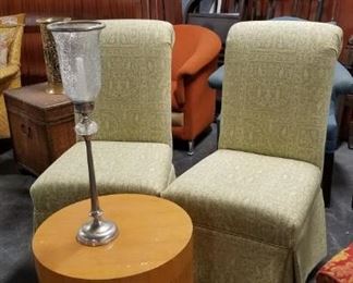 (2) Fairfield tailored fabric chairs Was $195 Now $150 for pair