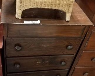 Vintage Solid wood 3 drawer chest Was $150 Now $85