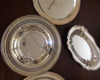 Silver trays 