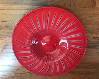 Very Large Art Glass Bowl