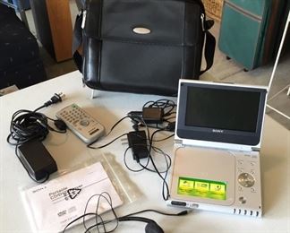 Sony Portable CD/DVD Player with Accessories