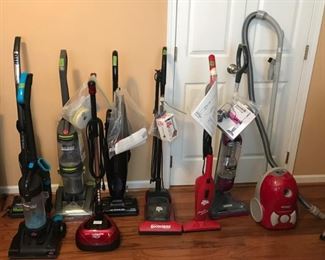 Lot of vacuums~Most Like new with Manuals