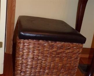 1 of 2 - Basket Hamper/Storage Box