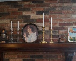 Coke trays, candle holders