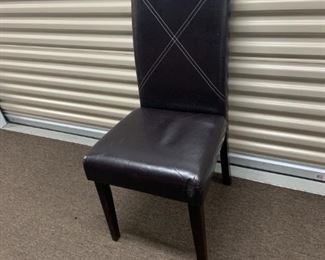 Dining chair, leather