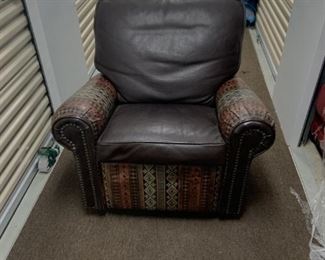 Custom made leather glider