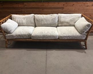 Rattan sofa