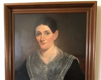 18th CENTURY PORTRAITS ON BOARD (PAIR)